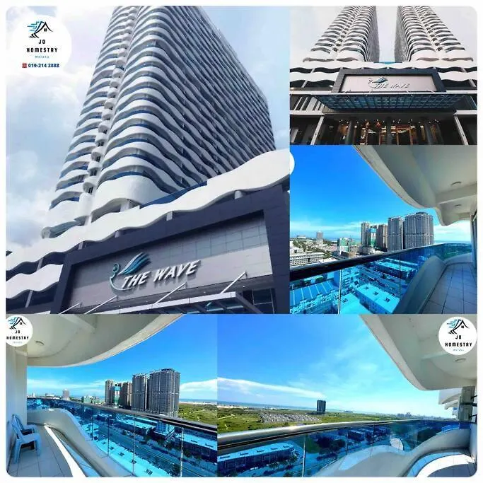 The Wave @2+1Br Seaview / 10Pax / 3 Balcony / 1Km Jonker Apartment Malacca