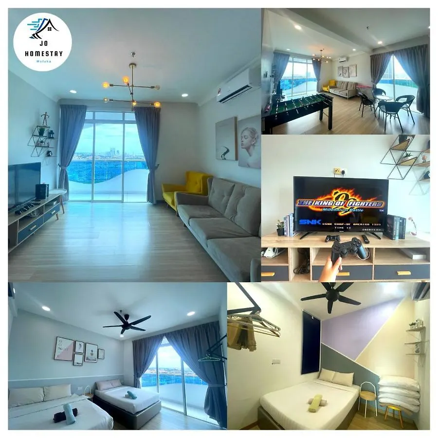 The Wave @2+1Br Seaview / 10Pax / 3 Balcony / 1Km Jonker Apartment Malacca