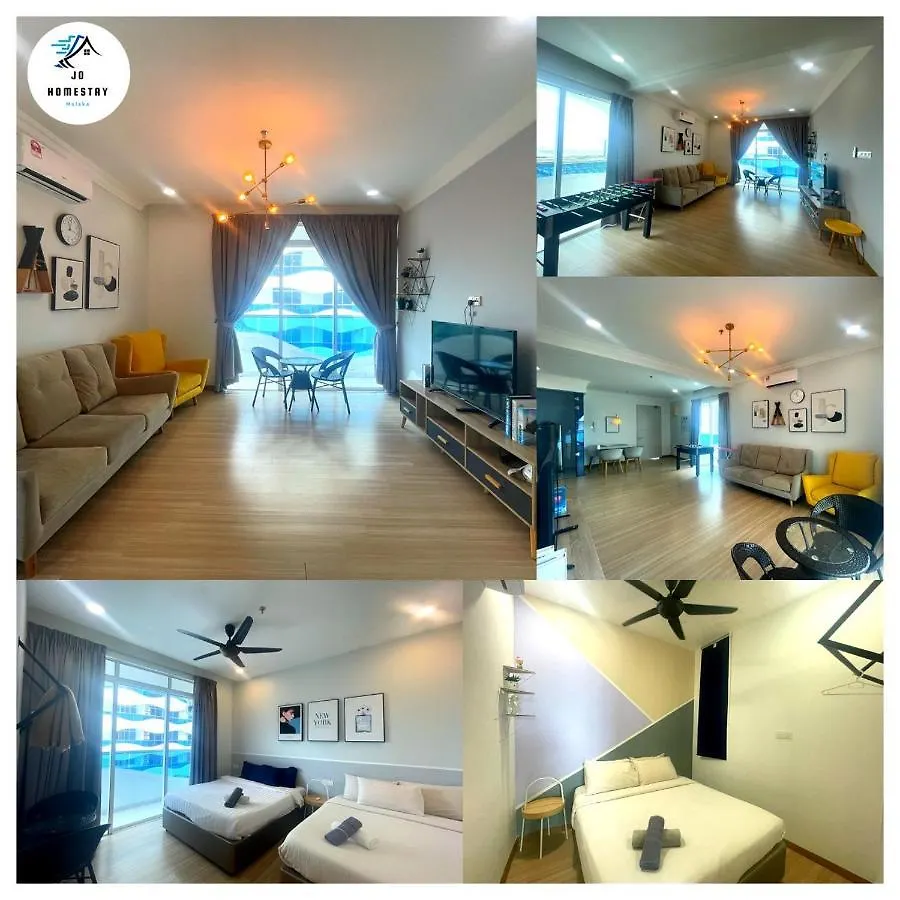 The Wave @2+1Br Seaview / 10Pax / 3 Balcony / 1Km Jonker Apartment Malacca