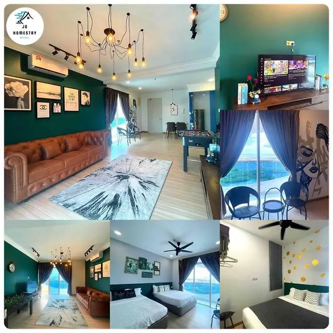 The Wave @2+1Br Seaview / 10Pax / 3 Balcony / 1Km Jonker Apartment Malacca 0*,